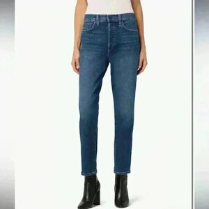 Joe’s‎ Women’s Mid Rise Waist Ankle Straight Jeans Dark Blue Wash Size 25